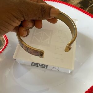 Animal Print Inspired Enamel Bangle